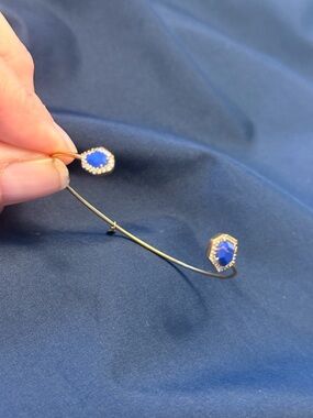 Tai gold plated brass open bracelets